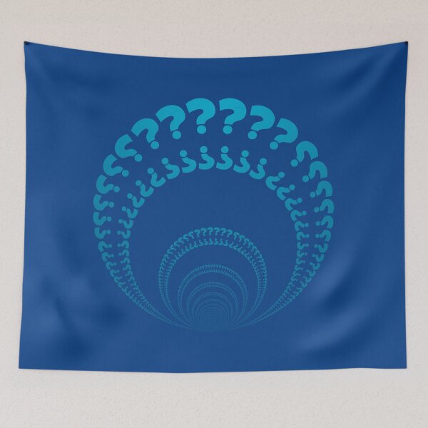 Item preview, Question Marks in Spiral designed and sold by PromoteProgress.