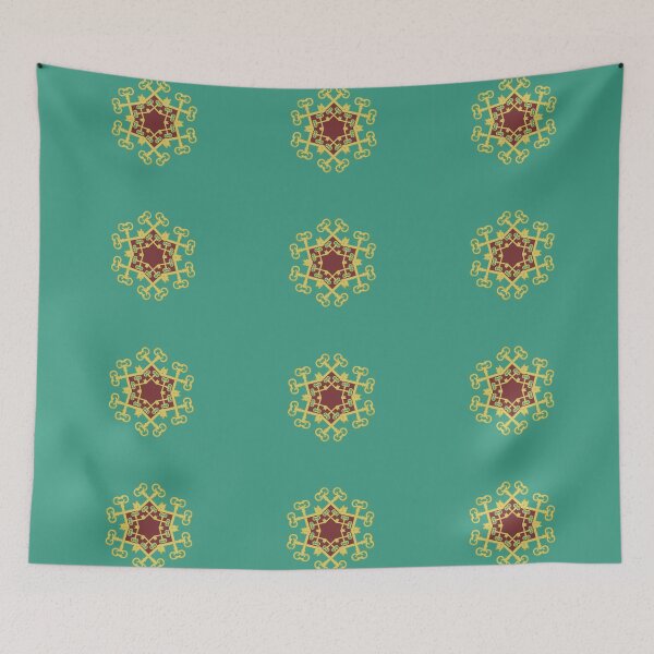 Item preview, Turquoise Geometric Pattern designed and sold by VibrantDesign.