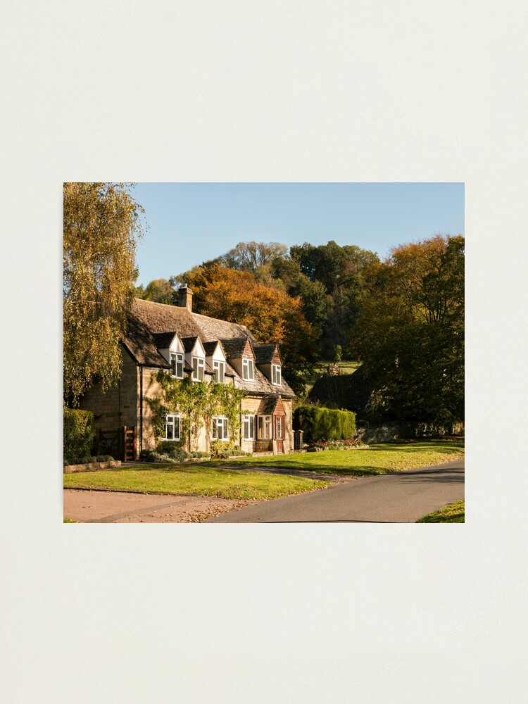 Alternate view of Autumn village. Photographic Print