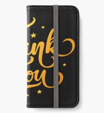 Thank You iPhone Wallet/Case/Skin