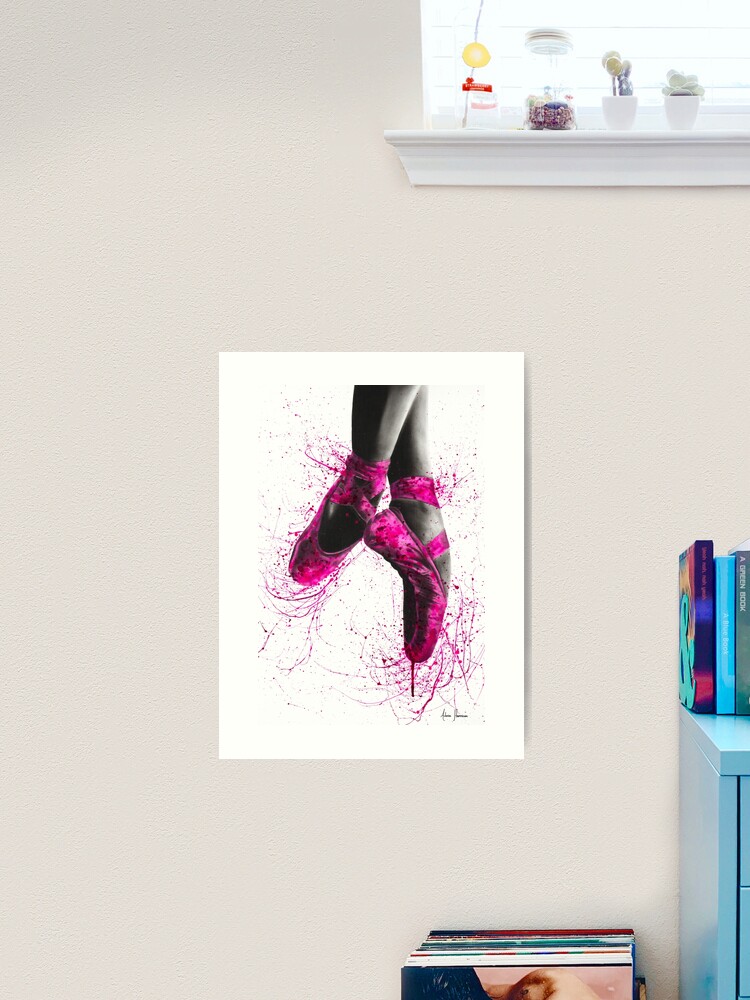 Lámina artística for Sale con la obra «Zapatillas de ballet de