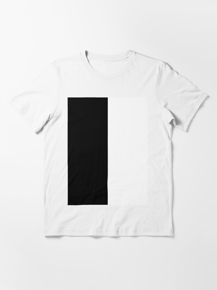 Half Black Half White T Shirt By Eleveneleven Redbubble