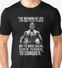 The meaning of life - Arnold Schwarzenegger (HD) Unisex T-Shirt