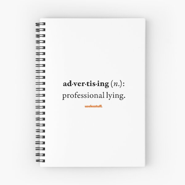 Item preview, 16242-02-BLT – Uselesstuff® Dictionary – Advertising – Professional (Black) designed and sold by Uselesstuff.