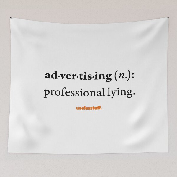 Item preview, 16242-02-BLT – Uselesstuff® Dictionary – Advertising – Professional (Black) designed and sold by Uselesstuff.