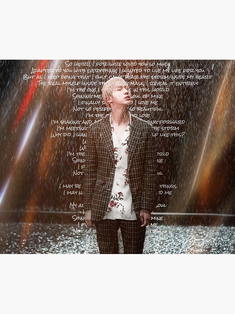 "BTS JIN EPIPHANY KPOP" Sticker by Annaleason | Redbubble