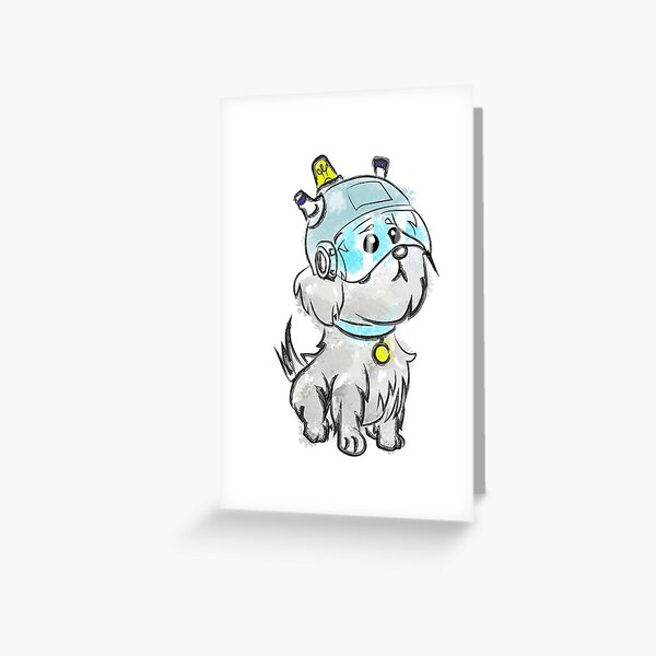 Snuffles was my slave name Greeting Card