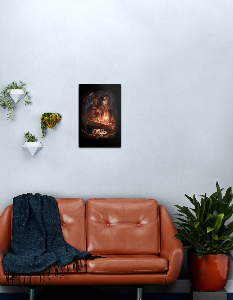 Voyage Of Despair Poster Bo4 Zombies Loading Screen Metal Print By Tja30 Redbubble