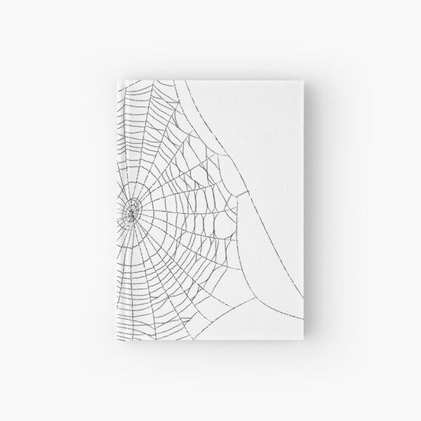 Spider web #Spider #web #SpiderWeb #illustration #chalkout #arachnid #web #pattern #outline #design #vector #webtogether #abstract #art #geometry #sunshade #shape #horizontal #whitecolor Hardcover Journal