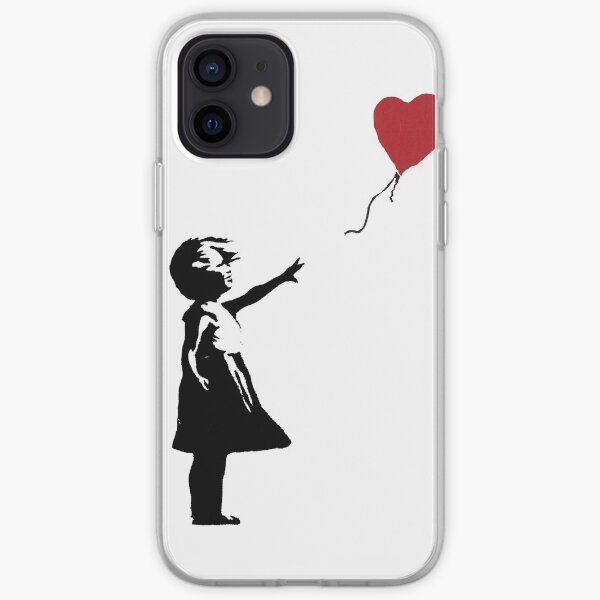 Banksy - Fille avec ballon Coque souple iPhone