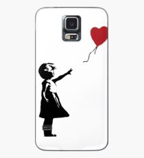 Banksy - Mädchen mit Ballon Hülle & Klebefolie für Samsung Galaxy