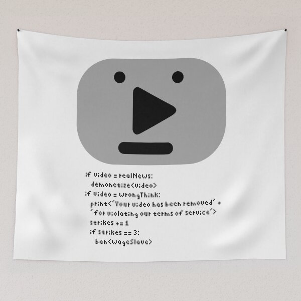 Item preview, NPC Video Platform for Youthful and Independent Creators With Correct Opinions designed and sold by joshcartoonguy.