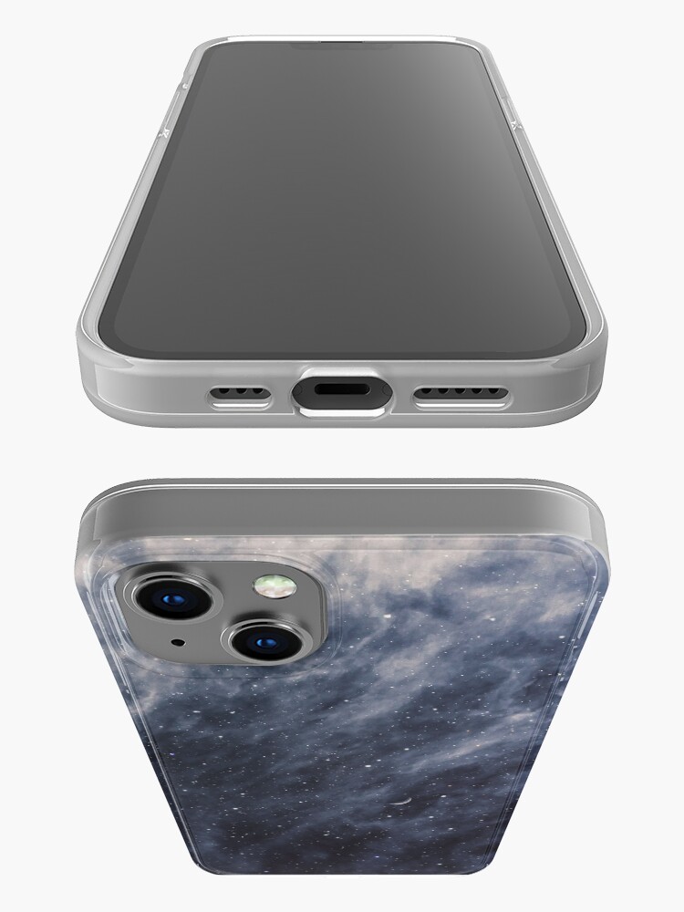 Alternate view of Blue Clouds, Blue Moon iPhone Case