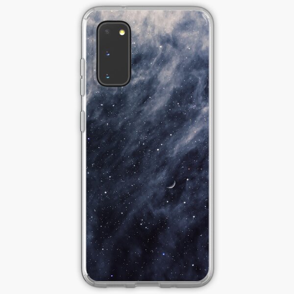 Blue Clouds, Blue Moon Samsung Galaxy Soft Case