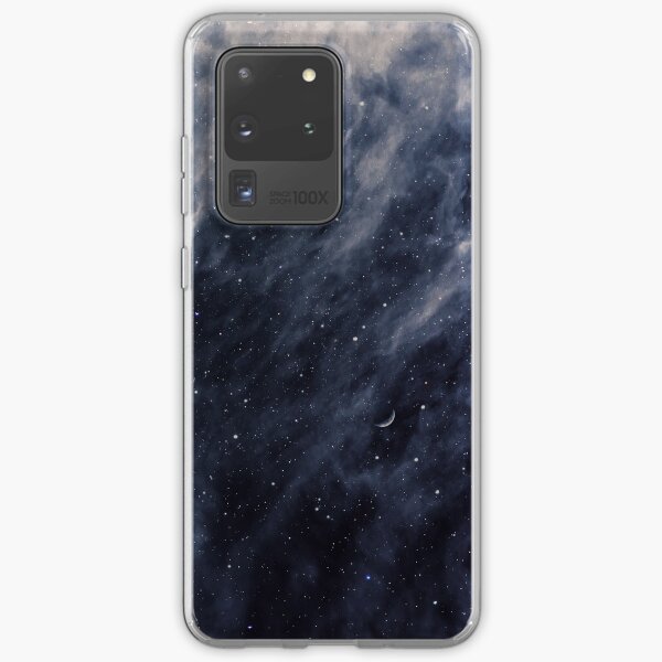 Blue Clouds, Blue Moon Samsung Galaxy Soft Case
