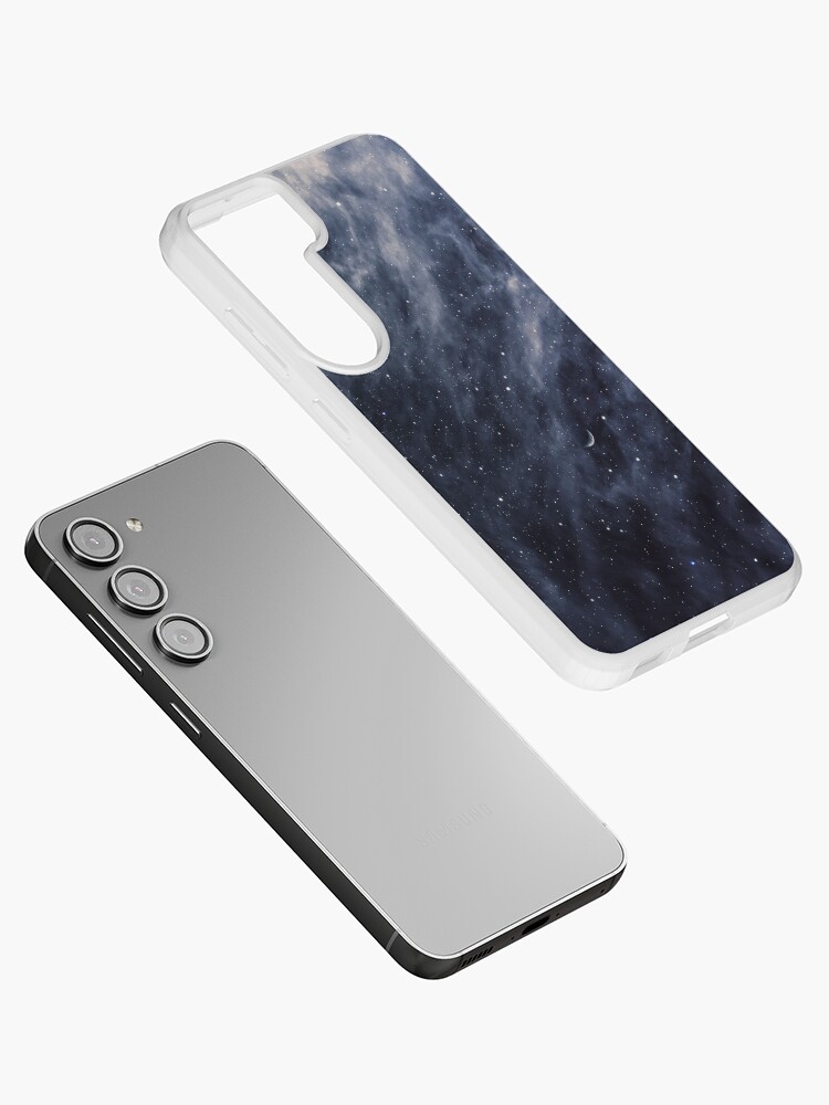 Thumbnail 2 of 4, Samsung Galaxy Phone Case, Blue Clouds, Blue Moon designed and sold by Victoria Avvacumova.