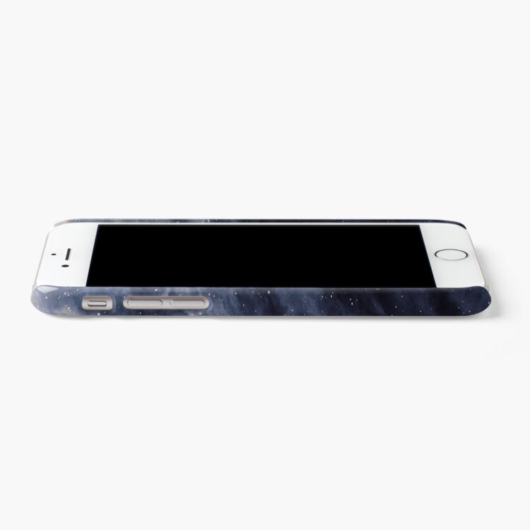 Alternate view of Blue Clouds, Blue Moon iPhone Case & Cover