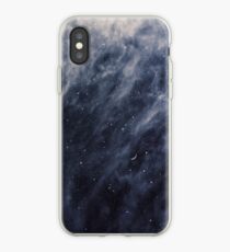 Blue Clouds, Blue Moon iPhone Case
