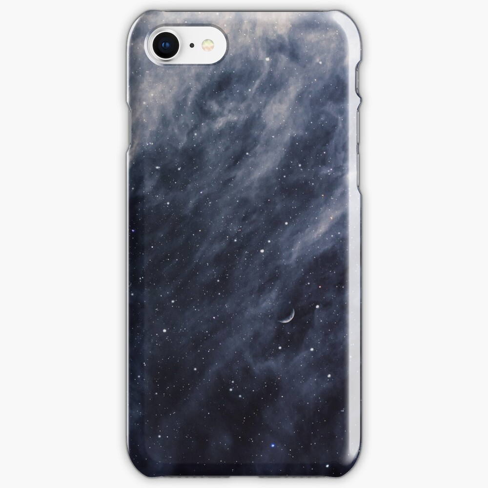 Blue Clouds, Blue Moon iPhone Case & Cover