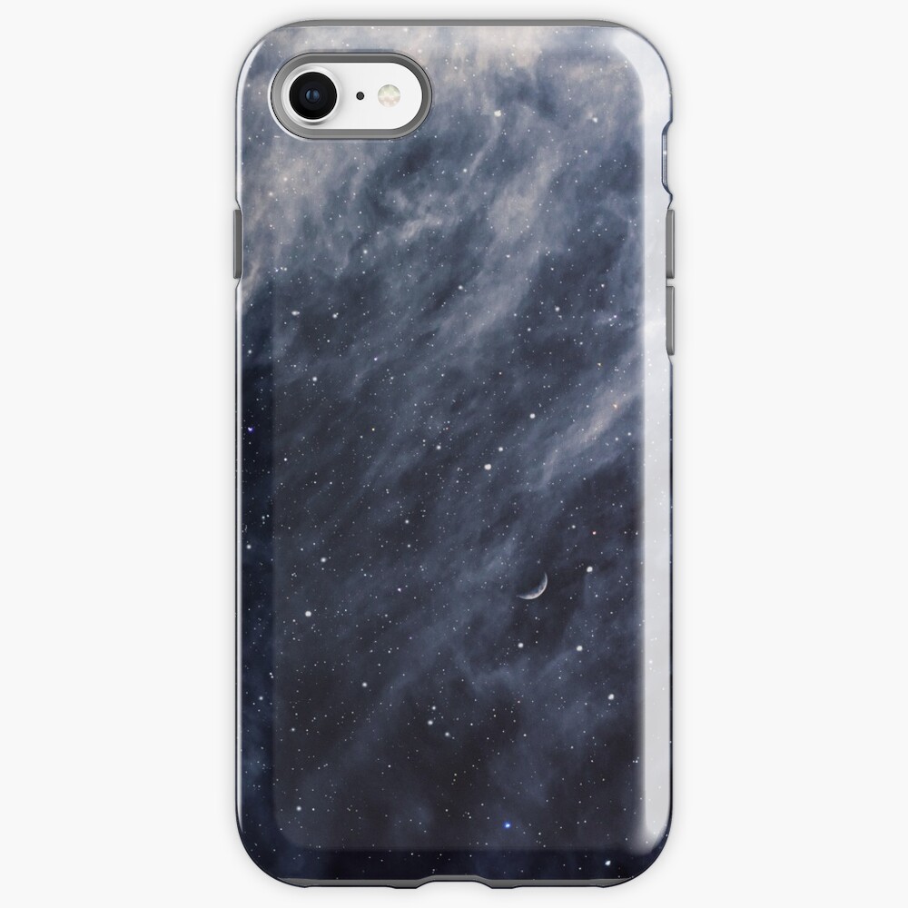 Blue Clouds, Blue Moon iPhone Case & Cover
