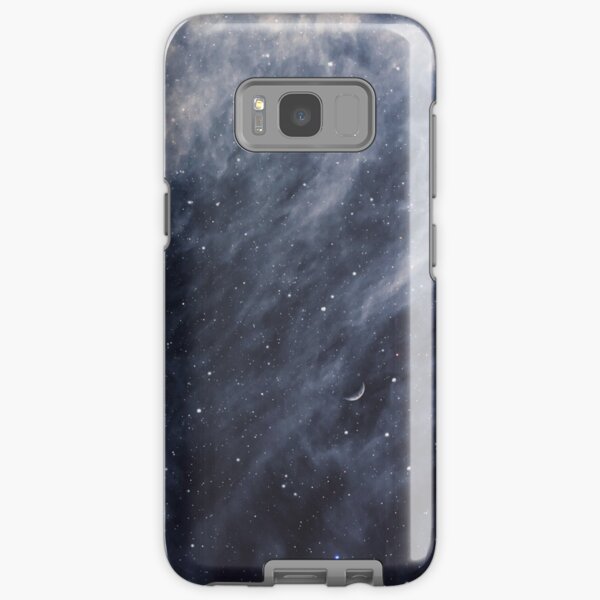 Blue Clouds, Blue Moon Samsung Galaxy Tough Case