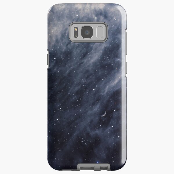 Blue Clouds, Blue Moon Samsung Galaxy Tough Case