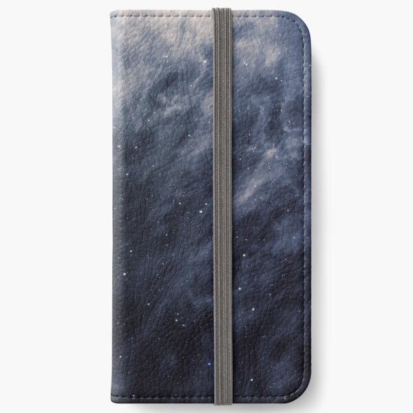 Blue Clouds, Blue Moon iPhone Wallet
