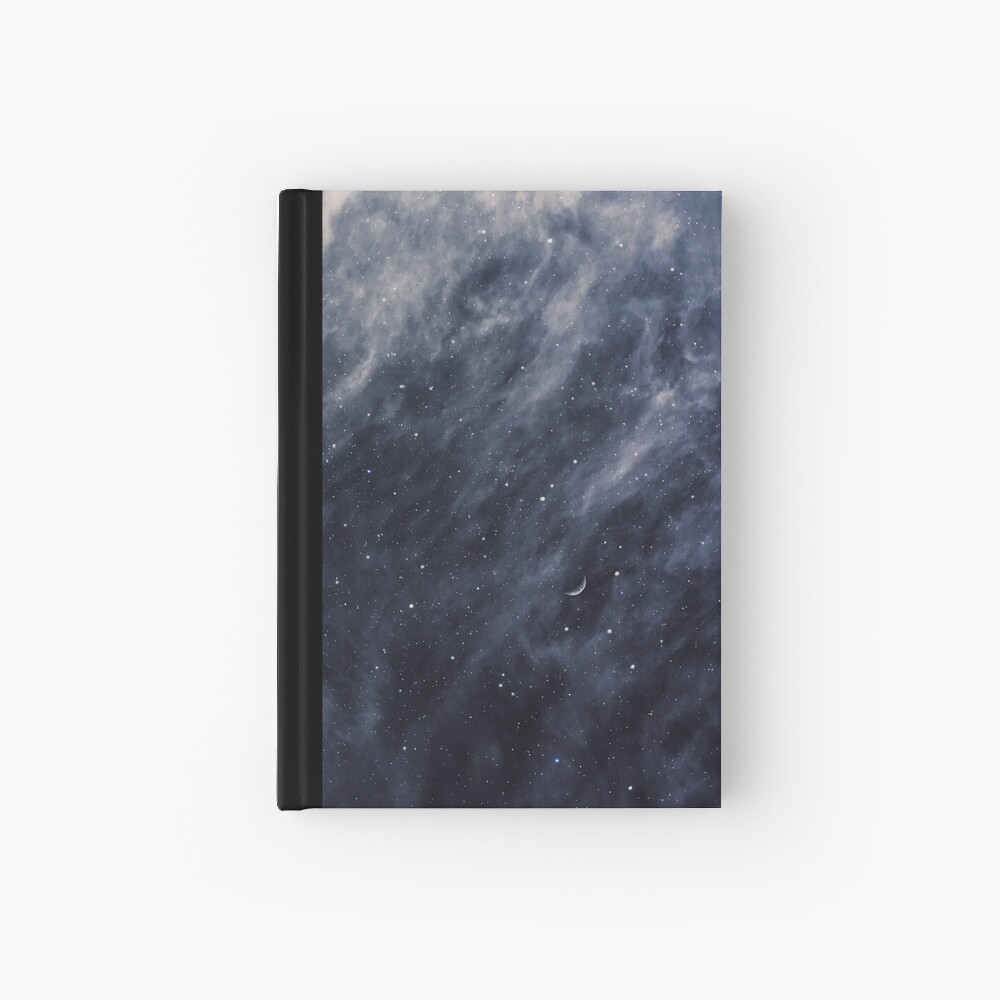 Blue Clouds, Blue Moon Hardcover Journal