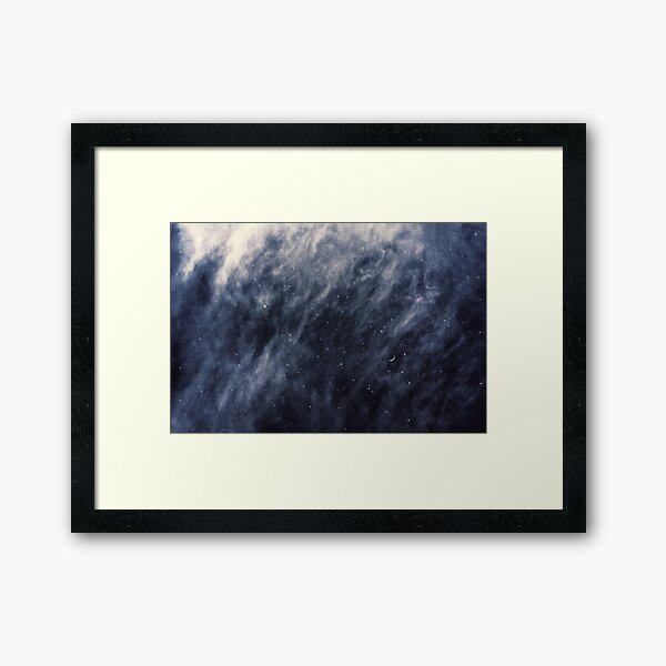 Blaue Wolken Gerahmter Kunstdruck