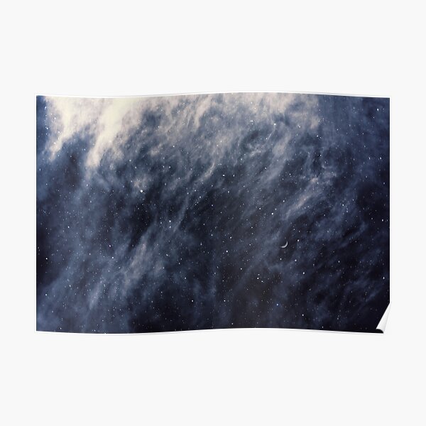 Blue Clouds, Blue Moon Poster