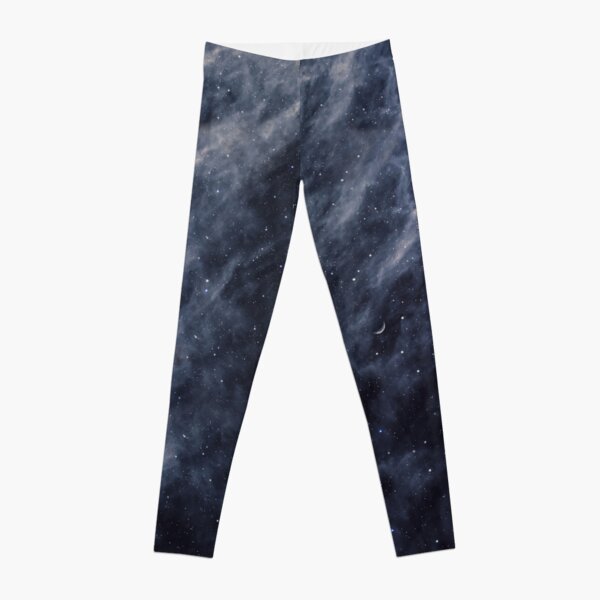 Blue Clouds, Blue Moon Leggings