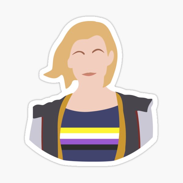 13th Doctor - Non-Binary Pride Sticker