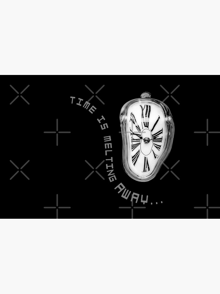Surreal Melting Clock. Time is melting away. by va103