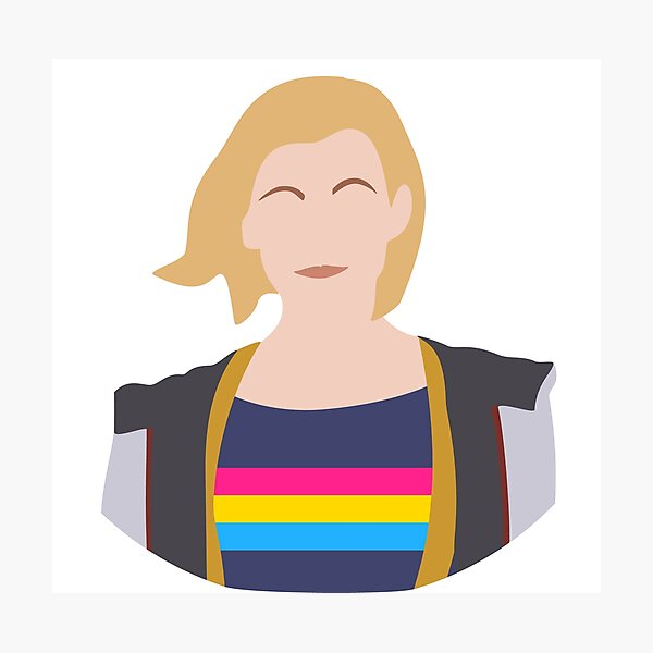 13th Doctor - Pansexual Pride Photographic Print