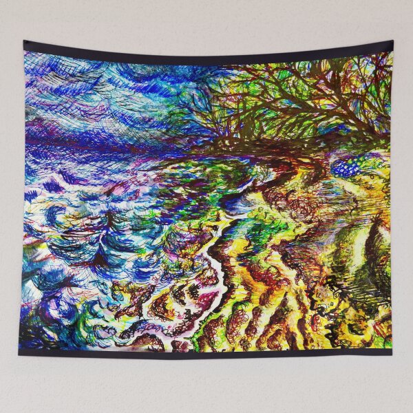 Item preview, Meditation Lake Prayers designed and sold by 2MagicDenise.