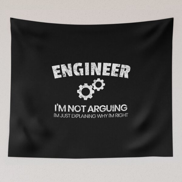 Item preview, Funny Engineer "I'm Not arguing" Vintage designed and sold by highparkoutlet.