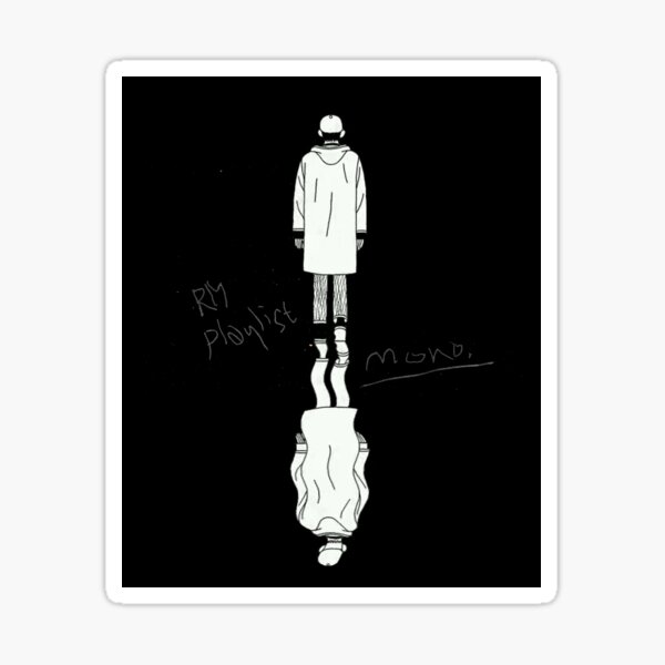 BTS - RM MONO REFLEXIÓN Pegatina