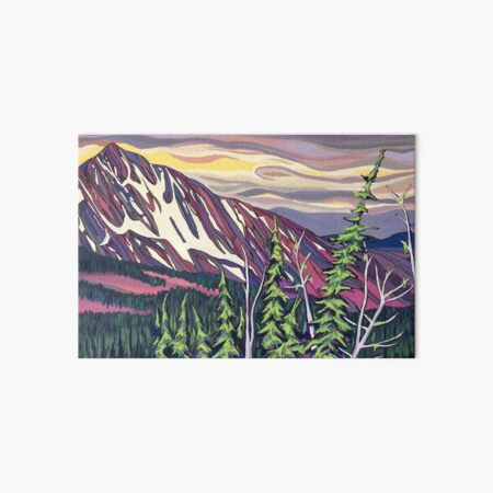 Old Glory Mountain Art Board Print