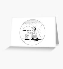BTS: “when it rains, i get a little feeling that i do have a friend..." (v.2) Greeting Card