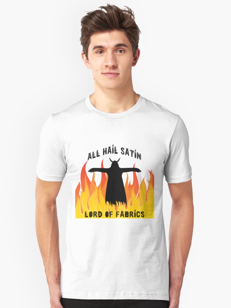 Alternate view of All Hail Satin Lord of Fabrics Slim Fit T-Shirt