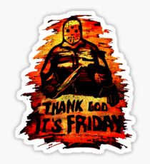 Thank god its friday (13th) - Men Women Sticker