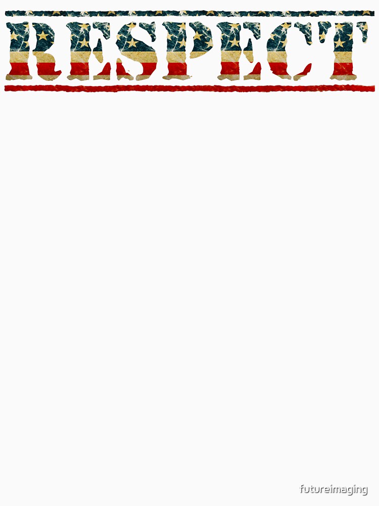 Patriotic RESPECT Text by futureimaging