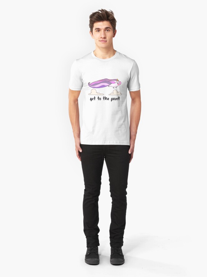Alternate view of get to the point Slim Fit T-Shirt