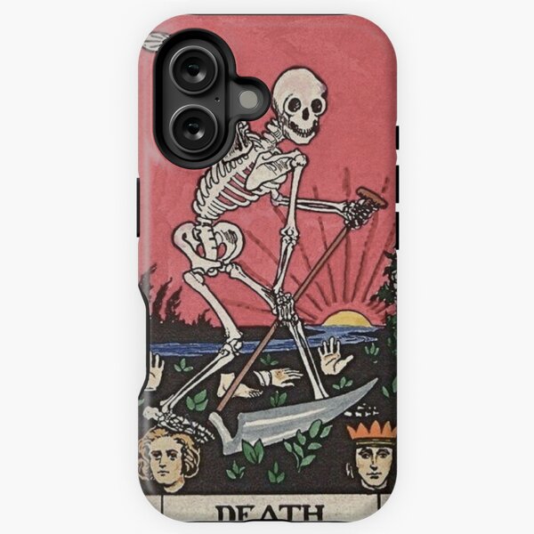 Vista previa del artículo con la obra «Tarot de la muerte», diseñado y vendido por Phantastique Boutique.