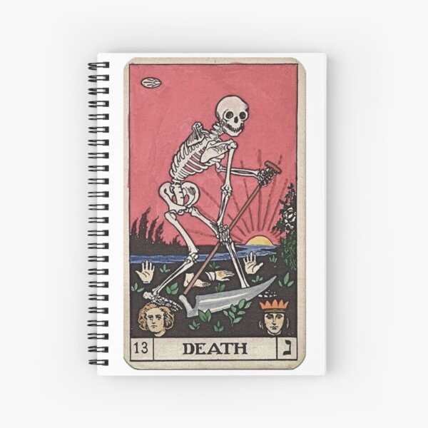 Death Tarot Spiral Notebook