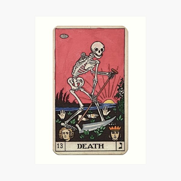 Death Tarot Art Print
