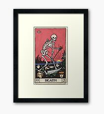 Death Tarot Framed Print