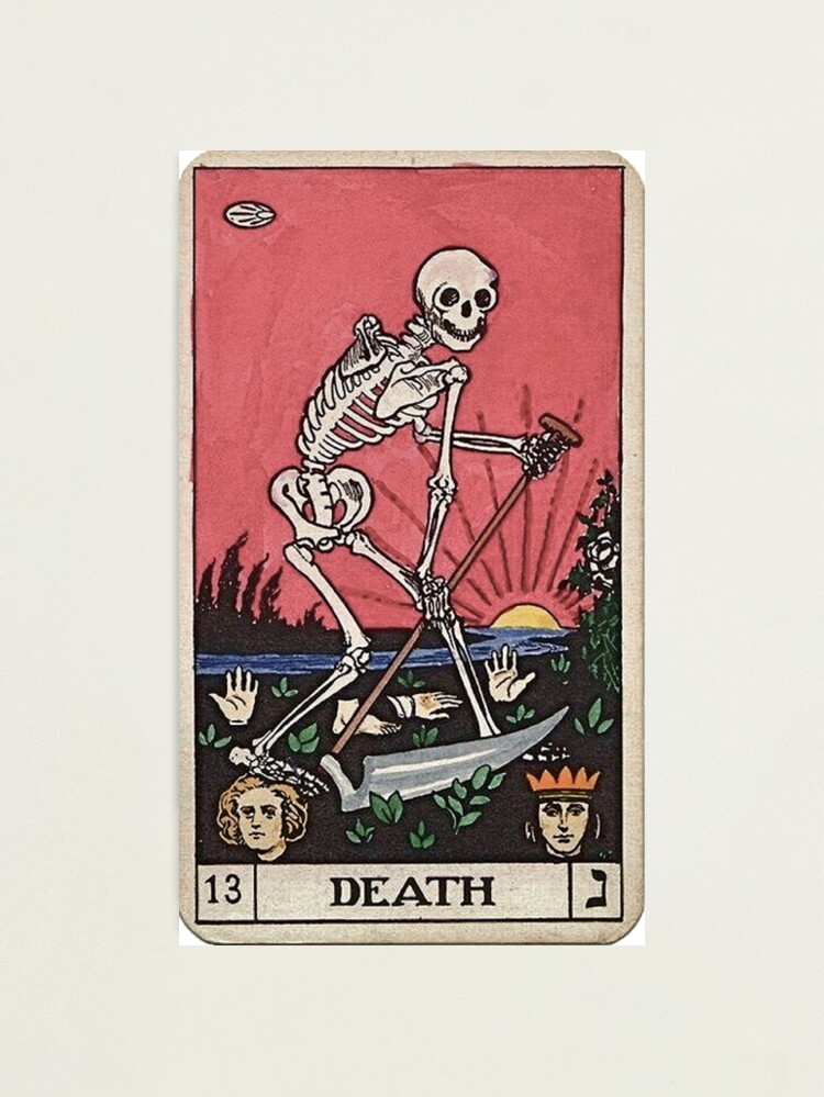 Alternate view of Death Tarot Photographic Print