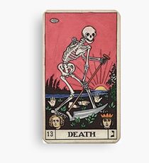 Death Tarot Canvas Print