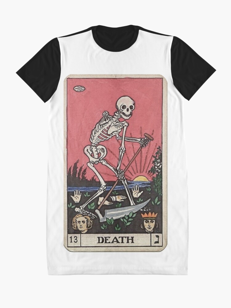 Alternate view of Death Tarot Graphic T-Shirt Dress
